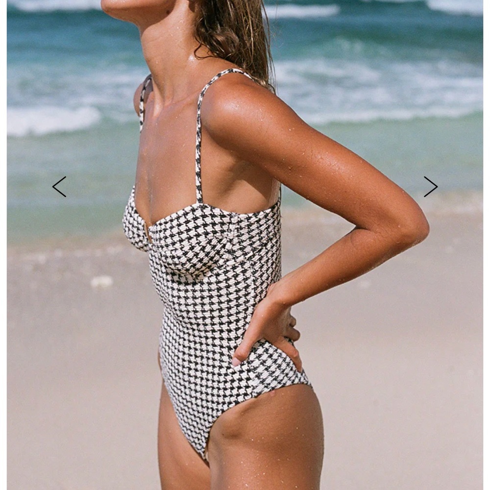 Elce Swim Houndstooth One Piece